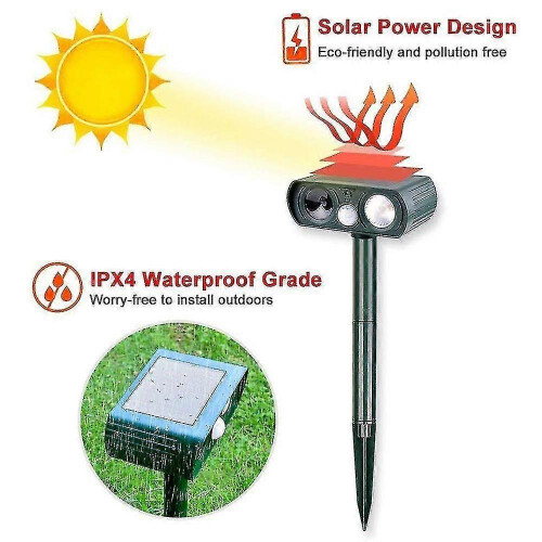 Solar Animal Repeller Ultrasonic Animal Repellent 1