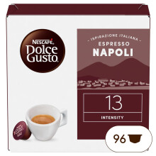 Nescafé Dolce Gusto Espresso Napoli - Café - 96 Capsules (Pack de 6 Boîtes x 16)