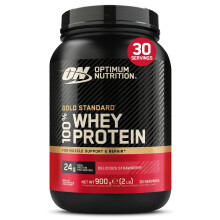 Optimum Nutrition Gold Standard 100% Whey Protein Powder, 900 g