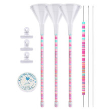 3Pack Clay Bead Beading Tools Kit- Beading Funnel Bracelet Making Kit- Beading Funnel Beading Needles
