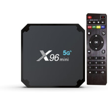 X96mini 5G boitier Android TV - Smart TV Box Android 4K Lecteur Multimedia X96 Mini 5G 2GB/16GB boitier TV Streamers smarters Pro