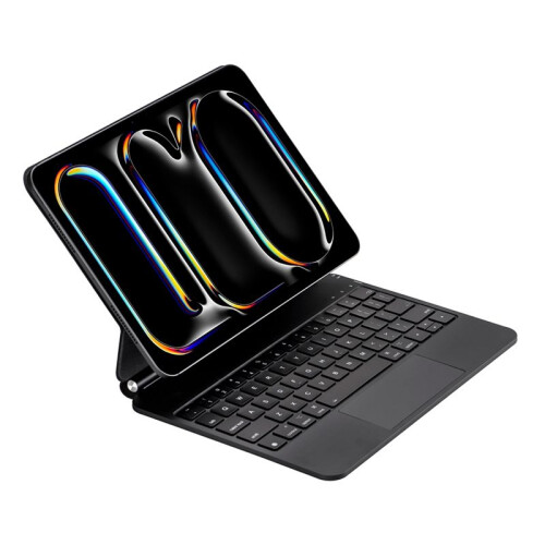 Magic Keyboard Folio for  Pro 11(2024) M4,  Magnetic Case Keypad Black