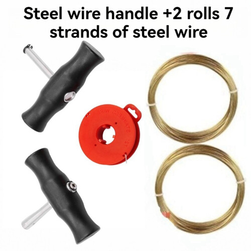 Car Windshield Repair Tool with Handle Windshield Cut Out Wire Universal Car Window Glass Windscreen Remover Tool