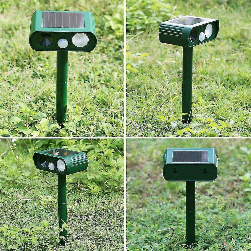 Solar Animal Repeller Ultrasonic Animal Repellent 2