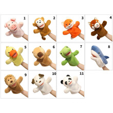 (shayu) Movable Jaw Plush Animal Hand Puppet Soft Stuffed Toy For Interactive Storytelling Birthday Christmas Gift Preschool Play Multicolor