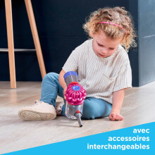 Casdon Dyson Cordless Vacuum Interactive PINK
