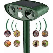 Ultrasonic animal repellent Ultrasonic animal repellent Cat repellent An animal repellent used in the garden to repel cats, dogs, birds and mink (sola