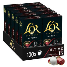 L'Or Espresso Café - 100 Capsules Ultimo n 13 - compatibles Nespresso* (lot de 10 x 10)