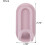 Pack of 4 Adhesive Decorative Wall Hooks Pink 2
