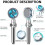 High-pressure water-saving shower with filter 2