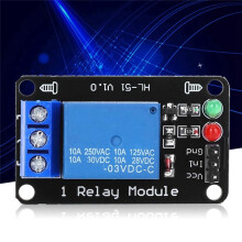 1-Way Relay Driver Module with LED Indicator Microcontroller Compatible PLC MCU Control Board Module 5V