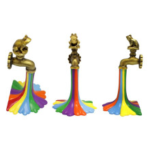 Flowing Rainbow Resin Statue Scene Decoration Room Decoration Garden Decoration Outdoor Decoration Ornaments