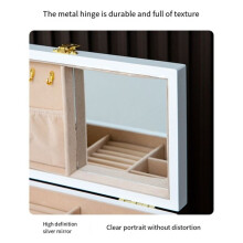 Solid Wood Jewelry Box Storage Box Jewelry Double Layer Hand-Pull Wooden Hand Jewelry Box