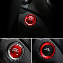 Calcomanías para Botones de Encendido para para Chevy Equinox Malibu Sonic Traverse Trax, Pegatinas de Arranque y Parada, Tapas y Cubiertas