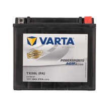 Batterie Moto VARTA Powersports AGM Active TX20L (FA) - 12V 18Ah 270A
