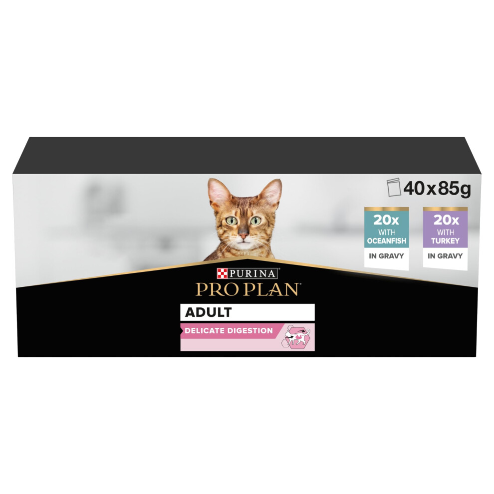 Pro Plan Purina Adult Delicate Digestion - Mixed Pack: 40 X 85G - Image 3