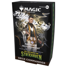 Deck Commander Magic: The Gathering Les Secrets de Strixhaven - Influence de Plumargent (Version Française)
