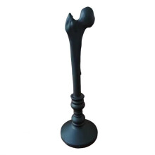 Halloween Candle Holder Resin Human Bone Candlestick Tray Taper Candle Holder Gothic Home Table Decor for Halloween