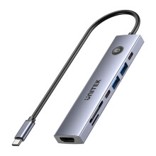 USB-C Hub Unitek h1124agy01 7-in-1 PD 100W HDMI 2.0