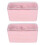 Three-Layer Lunch Box Bento Box Outdoor Lunch Box Microwaveable with Fork & Spoon 1