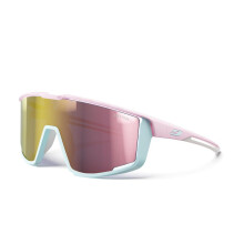 Julbo Lunettes de soleil - FURY Adulte - A partir de 12 ans - Rose Pastel/Bleu Clair - Catégorie 3