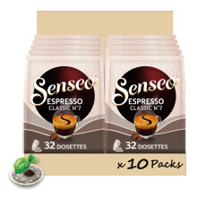 Senseo Espresso Classique 32 dosettes 222g - Lot de 10