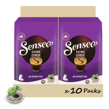 Senseo Extra Corsé 40 dosettes 277g lot de 10