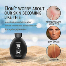 Dark Tanning Bed Lotion, Dark Tanning Lotion, Transfer Resistant Tanning Lotion for Tanning Beds, In