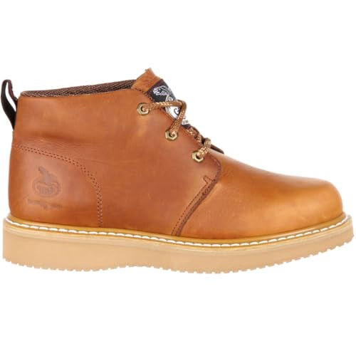 Georgia Boot Wedge Chukka Work Boot, Barracuda Gold, 8.5 Wide