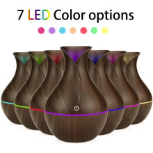 Humidifier 130ml Car Mini Portable Humidifier USB Wood Grain Ultrasonic Cool Mist Humidifier with 7