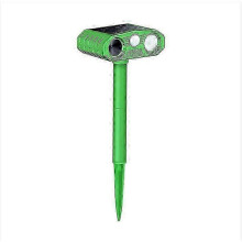 Outdoor Solar Ultrasonic Animal Repeller Bird Repeller Cat Repeller Dog Repeller Mouse Repeller Ultrasonic Animal Repeller Grass Green