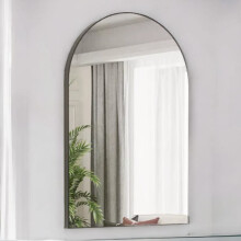 Large Arched Aluminium Wall Mirror For Bedroom Living Room