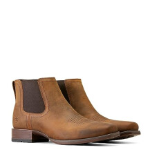 ARIAT Booker Ultra Men's Leather Western Ankle Boot (Brown, UK 8.5)