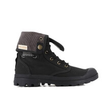 Palladium Mixed Baggy Michigan Ankle Boot, Black, 10.5 UK