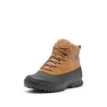 Sorel Men's Buxton Lite Lace Plus WP, Casual Winter Boots, Elk/Black, 10.5 Regular