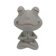 Planter Pot Indoor Outdoor Flower Pot Yoga Frog Planter Pot for Indoor Outdoor Plants Resin for Home B
