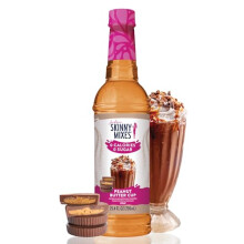 Jordan's Skinny Mixes Peanut Butter Cup | Zero Calories, Zero Sugar, Zero Carbs | Jordan's Skinny Syrups, Sugar Free Flavour for Coffee, Tea, Lattes |
