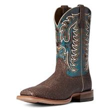 ARIAT Men's Western Stinger Boot, Dark Brown Hippo Print, 7.5 UK