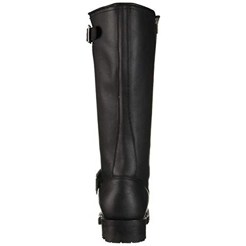 RideTecs 16" Engineer Zipper Biker Boot Men's Boot 10.5 2E US Black 2