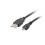 Lanberg CA-USBM-10CC-0010-BK USB cable USB 2.0 1 m Micro-USB B USB A Black 1