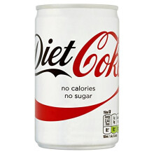 Diet Coke 150ml Mini Can - 24 Pack