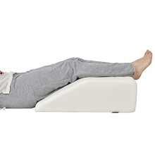 CASART Wedge Leg Elevation Pillow, Clinical Memory Foam Support Cushion with Removable Cover, Knee Back Hip Trapezoidal Rest Pillows, Improve