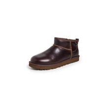 UGG Men's Classic Ultra Mini Regen Leather Boots, Ironwood, 13 UK