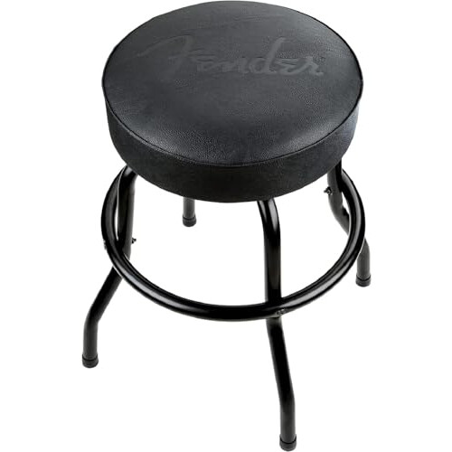 Fender Fender Embossed Logo Barstool 24" (Black) - Stool