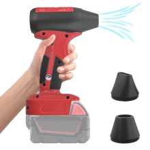 JJFX Compressed Turbo Blower for Milwaukee M18 18V Battery, Jet Violent Fan 4-Speed Max 130000RPM Wireless High Speed Handheld Fan for Air Duster