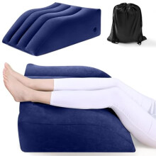 Vein Cushion, Leg Raise Pillow, Inflatable Wedge Cushion, Comfort Leg Cushion for Sleeping, Vein Cushion for Legs, Comfort, Improves Blood Circulation
