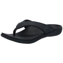 REVITALIGN Men's Yumi Flip Flops, Black, 7 UK