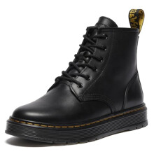 Dr. Martens Men's Brookline Chukka 6 Eye BootPlatform, black, 11 UK