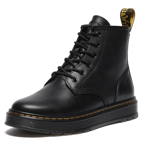 Dr. Martens Men's Brookline Chukka 6 Eye BootPlatform, black, 11 UK