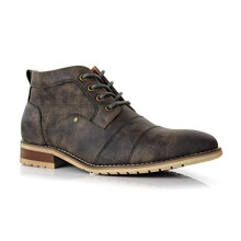 Ferro Aldo Men's Ankle Boots | Lace-Up Cap Toe Chukka Style Dress Boot | Casual Fashion for Work, 1. Rust Grey, 9.5